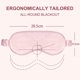 thumbnail image 2 of Antifaz para dormir, suave venda para los ojos para dormir para mujeres, cubierta para sombra de ojos con gomas para el pelo de satén y diadema, regalo de boda, 2 of 5