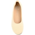 thumbnail image 5 of Journee Womens Jersie Knit Foldable Round Toe Slip On Dress Flats, Widths Available, 5 of 9