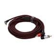 thumbnail image 1 of 3.5mm to Male RCA Adapter Double Elbow HD RCA Conversion Cable for VCR DVD Player TV Camcorder, 1 of 8