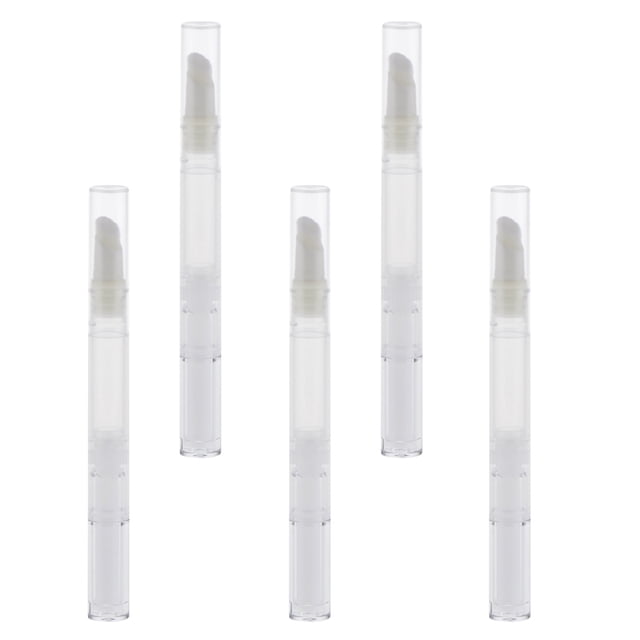 Bolígrafos Vacíos Yinane con Cepillo para Uñas de Aceite para Pestañas Claro Vacío Twist Pen