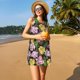 thumbnail image 3 of Disketp Colorful Roses para Vestido sin Mangas para Mujeres, Vestidos de Verano para Mujeres, Casual y Holgado para la Playa, 3 of 7