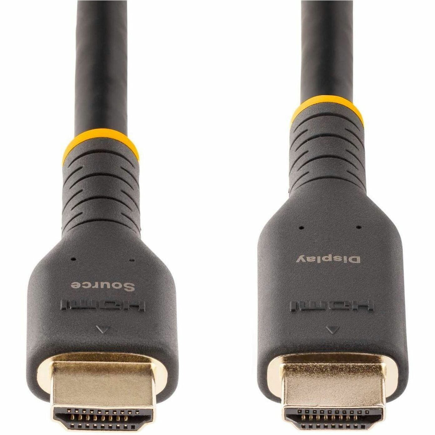 StarTech.com 30ft (10m) Active HDMI Cable w/ Ethernet - HDMI 2.0 4K 60Hz UHD - Rugged HDMI Cord w/ Aramid Fiber - Durable High Speed HDMI Cable - Heavy-Duty HDMI 2.0 Cable, Black, Black