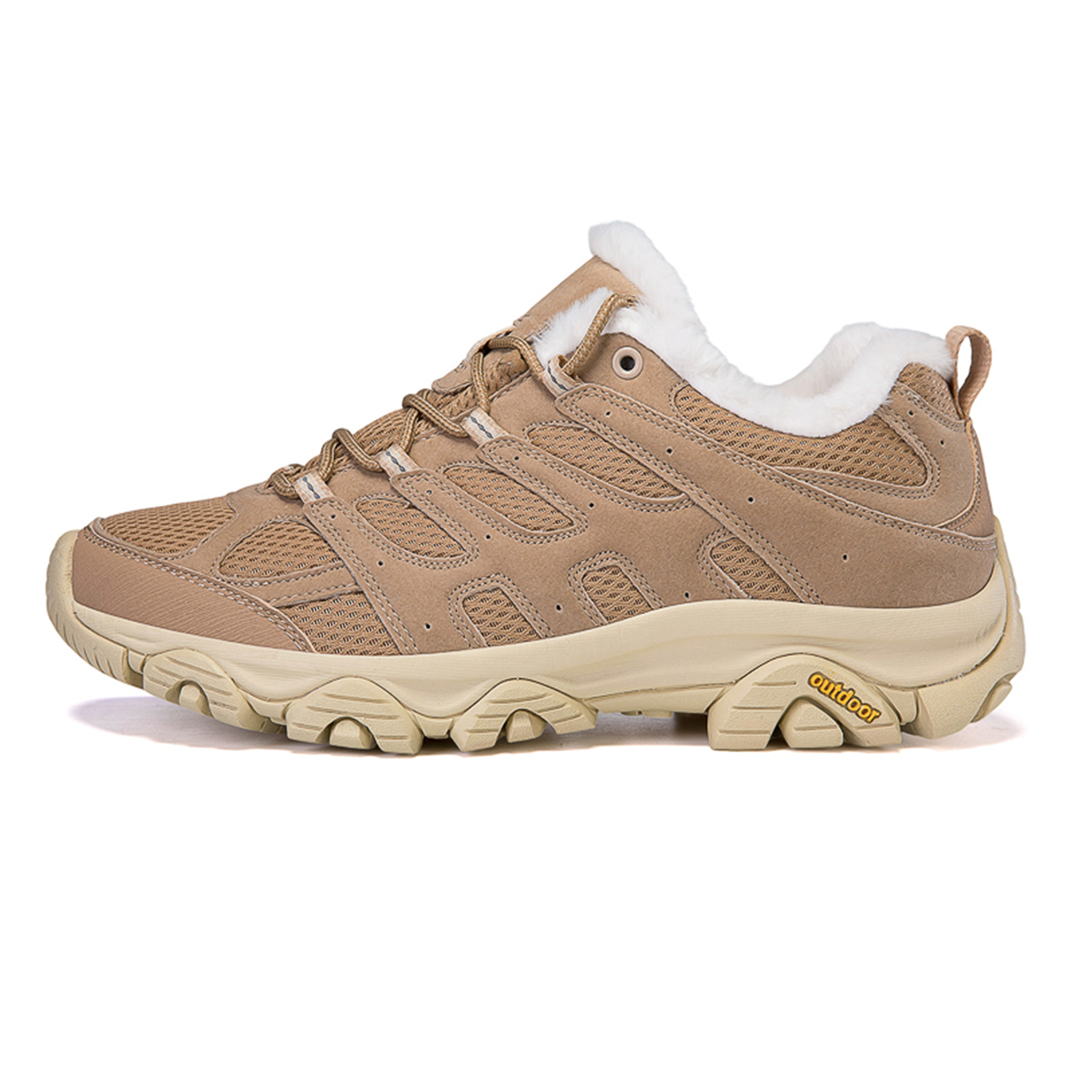 YOURDIARY Womens Mens Winter Hiking Shoes Comfortable Warm Walking Shoes
