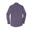 thumbnail image 6 of Port Authority Adult Male Men Chambray Long Sleeves Shirt Grape Harvest Medium, 6 of 6