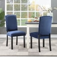 thumbnail image 4 of Monsoon Pacific Ellica Velvet Dining Chairs (Set of 2) Taupe, 4 of 5