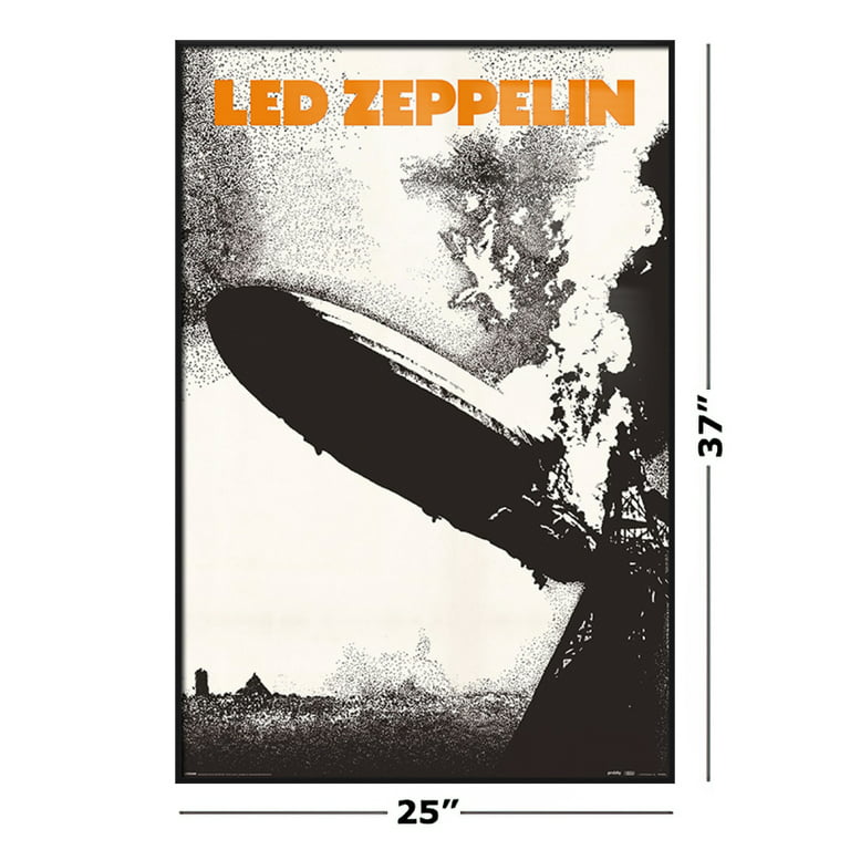 Led Poster (Led Zeppelin I - Album Cover) (Poster & Poster Strip Set) - Walmart.com