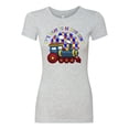 thumbnail image 2 of Wild Bobby Its Okay to Be Different | Train Autism Awareness Women Slim Fit Junior Tee, 2 of 6
