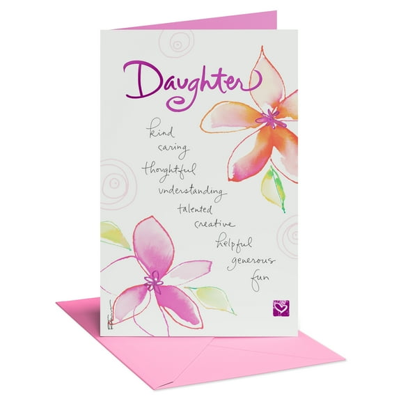 American Greetings Birthday Card for Daughter (Floral Whispers)