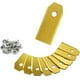 thumbnail image 1 of Cuchilla de repuesto para robot cortacésped, hoja de titanio 36x, 38mm de longitud, 0,75mm, accesorios para robot cortacésped, cuchillas, 1 of 5