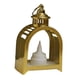 thumbnail image 5 of Linterna decorativa para velas Perfke Linterna de vela colgante para jardín boda Halloween Oro, 5 of 9
