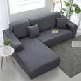 thumbnail image 2 of stretch sofa cover couch cover slipcovers armchair corner sofa cover chaselong protector for pets and kids fully wrap, 2 of 7