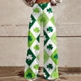 thumbnail image 6 of Casual Pants Women Four Wide Leg Pants for Women High Waisted Flower Patterned Pants Lightweight and Loose Casual Colorful Pants, 6 of 6