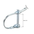 thumbnail image 3 of Uxcell Shaft Locking Pin w Ear 6mm x 40mm Coupler Pin for Farm Trailers Lawn Garden in Arch, 3 of 5