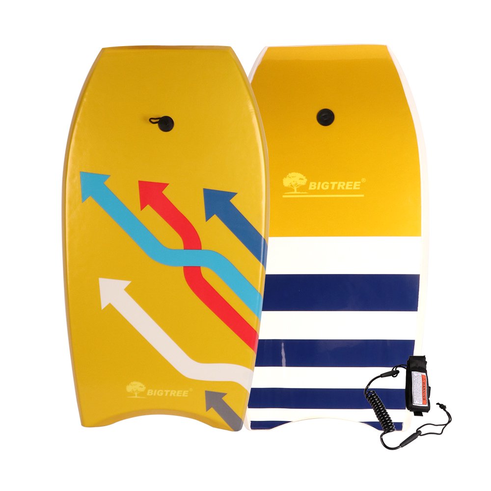BIGTREE Bodyboard Kickboard Surfing Skimboard Wake Boogie Board Pool