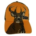 thumbnail image 2 of Deer Silhouette Men's Adjustable Camouflage Baseball Cap (Orange), 2 of 3