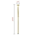 thumbnail image 1 of Utopia Alley VS1GD Rustproof L-Shaped Corner Rod Vertical Ceiling Support Bar, Gold, 1 of 1