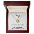 thumbnail image 5 of To My Wife Forever and Always Infinity Knot Necklace Message Card, 5 of 17