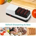 thumbnail image 3 of Electric Knife Sharpener 3 Stage Knife Sharpening System for Quick Sharpening and Polishing Knife Sharpeners for Straight-Edge Ceramic and Serrated Knives, 3 of 5