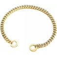 thumbnail image 3 of Aiyidi Collar De Perro Con Cadena Dorada, Gargantilla Ancha, 3 of 5