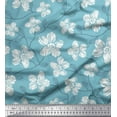 thumbnail image 1 of Soimoi Rayon Fabric Leaves & Floral Artistic Print Fabric by The Yard 56 Inch Wide, 1 of 5