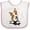 White and Pink, variant on Inktastic Corgi Puppy Boys or Girls Baby Bib