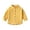 Yellow, variant on Qudderr 2-7T Boys Cotton Shirt for Kids Baby Long Sleeve Button down Blouses Tops Toddler Stand-Up Collar Solid Color Spring Fall Dress Shirt
