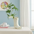 thumbnail image 5 of Mainstays White and Gold Cowgirl Boot Ceramic Vase, 7.3" L x 9" H, 5 of 6