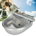 thumbnail image 4 of Stainless Steel Bowl Automatic Drinking Bowl Horses Bowl Trough Bowl Stainless Steel Water Trough Bowl Automatic Drinking For Horses Goats Sheep Cattle, 4 of 8