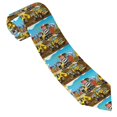 thumbnail image 2 of Rocae Different Construction Site Vehicles for Soft and Comfortable Men's Tie Necktie Wedding Business, 2 of 5