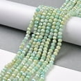 thumbnail image 3 of Faceted Electroplated Glass Beads Strands AB color Plated Rondelle Yellow Green 4x3mm Hole: 0.9mm about 110~115pcs/strand 39~40cm, 3 of 5