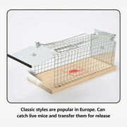 RKZDSR Automatic High Sensitivity Rat Cage - 2pc Set for Home, Outdoor, and Indoor Mouse Trapping in Gardens