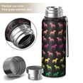 thumbnail image 2 of 20 Oz Rainbow Puppy Coffee Tumbler Double Wall Insulated Stainless Steel Water Bottle | Metal Reusable Thermoses Flask with Cup Cap | Leak & Sweat Proof with Anti-Dust Lid, 2 of 7