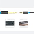 thumbnail image 2 of Cable Adaptador perfecl 3.5mm a 6.35mm para conexiones con dispositivos de interfaz Negro 2m, 2 of 7