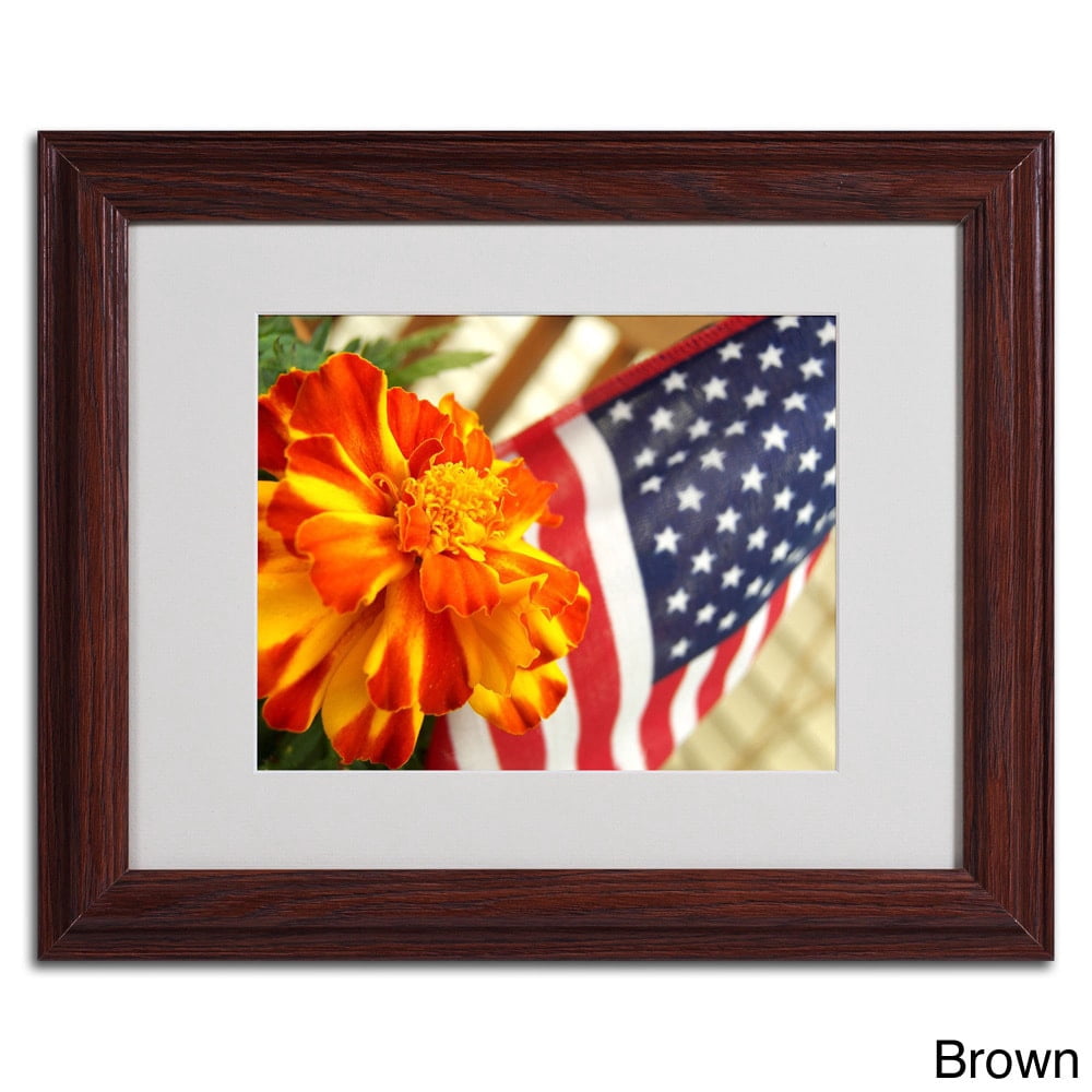Trademark Fine Art "Grace in Honor" Canvas Art by Monica Fleet, Black Frame