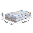 thumbnail image 3 of Clothing Storage Qwtwty Underbed Storage Bag Reinforced Steel Frame Sturdy Structure, Foldable Organise Containers,Handles, See-Through, for Clothing, Blankets, Sweaters, Toys, Quilts on Clearance, 3 of 9