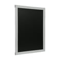 thumbnail image 2 of BizChair Magnetic Wall Mount Whitewash Wood Chalkboard Sign, 2 of 12