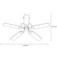 thumbnail image 4 of Ventilador de techo Masterfan Habana 52 Chocolate, 4 of 4
