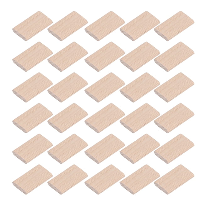 Wood Dowel Stopper, High Strength 30Pcs 5x19x30mm Perfect Alignment Beech Insertion Block for Woodworking Furniture Splicing