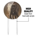 thumbnail image 6 of Acrylic African Elephant Painting Cake Topper Party Decoration for Wedding Anniversary Birthday Graduation, 6 of 7
