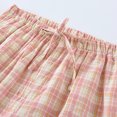 thumbnail image 5 of MOJOGO Women's Gingham Shorts Elastic Waist Homewear Pants Lightweight Breathable Casual Shorts for Summer 2XL, 5 of 9