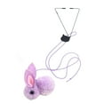 thumbnail image 2 of Yuehao Interactive Cat Toys Automatic Cats Toy with Adjustable Elastic Rope Door Window Hanging Rabbit Self Palying Pet Toys for Cats Purple, 2 of 6