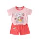 thumbnail image 1 of Odeerbi 6M-6Y Niños Niñas Verano Conejito Imprimir Algodón Manga Corta Camiseta Pantalones Cortos Dos Piezas Set Cintura Elástica, 1 of 3