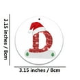 thumbnail image 2 of Holloyiver Christmas Tree Decoration Pendant Personalized Christmas 26 Letter Ornaments Christmas Tree Letter Decoration Pendant for Xmas Tree Home Decor, 2 of 8
