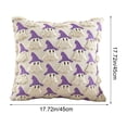 thumbnail image 4 of Halloween Pillow Covers 18x18 Fall Thanksgiving Pumpkin Throw Pillow Cases, Flocked Decorative Couch Pillow Covers for Sofa Living Room, Soft Corduroy Fall Decor by OVFUIZ, 4 of 7