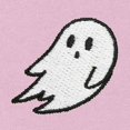 thumbnail image 2 of Dalix Giant Ghost Embroidered Hoodie Soft Fleece Hood Sweatshirt Mens in Light Pink 2XL XX-Large, 2 of 5