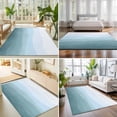 thumbnail image 4 of Area Rugs 3'x5', Coastal Wave Carpet Runner Indoor Outdoor Rugs Home Decor Aesthetic, Summer Ocean Nautical Beach Ombre Sky Blue Non Slip Mats Washable Accent Rug for Living Room Bedroom, 4 of 8
