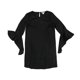 thumbnail image 1 of Vestido Recto con Volantes y Campana bar III Negro XX-Large, 1 of 2