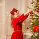 thumbnail image 4 of ¡Descuentos Flash!, Lazo de terciopelo navideño, pinza para el pelo, estrellas, copos de nieve, árbol de Navidad, adornos de lentejuelas, ambiente festivo para fiesta Akmoler, 4 of 7