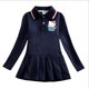 thumbnail image 3 of Hello Kitty-Polo con estampado de dibujos animados para niña, vestido de algodón para estudiante y niño, Falda plisada informal de manga larga, ropa para niño, 3 of 5