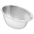 thumbnail image 2 of Rice Cleaner Filter Basket Pasta Strainer with Side Drain Holes Stainless Steel, 2 of 9